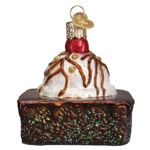 Old World Christmas Brownie A La Mode Ornament