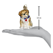 Old World Christmas Bull Pup Ornament