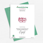 Old World Christmas Cake Christmas Card