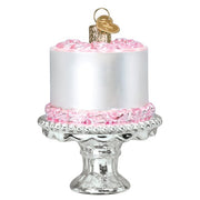 Old World Christmas Cake On Stand Ornament
