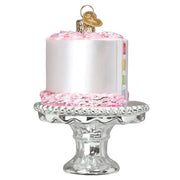 Old World Christmas Cake On Stand Ornament