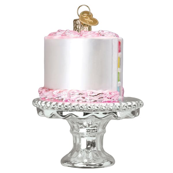 Old World Christmas Cake On Stand Ornament