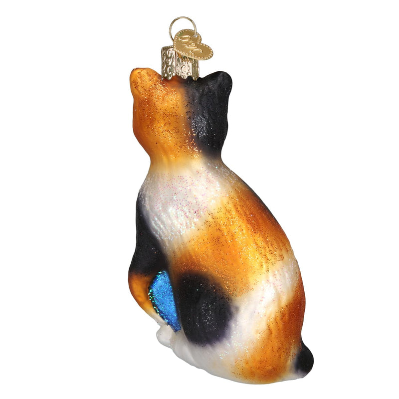 Old World Christmas Calico Cat Ornament