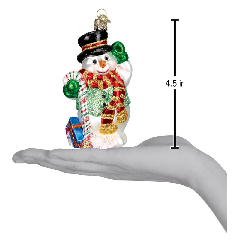Old World Christmas Candy Cane Snowman