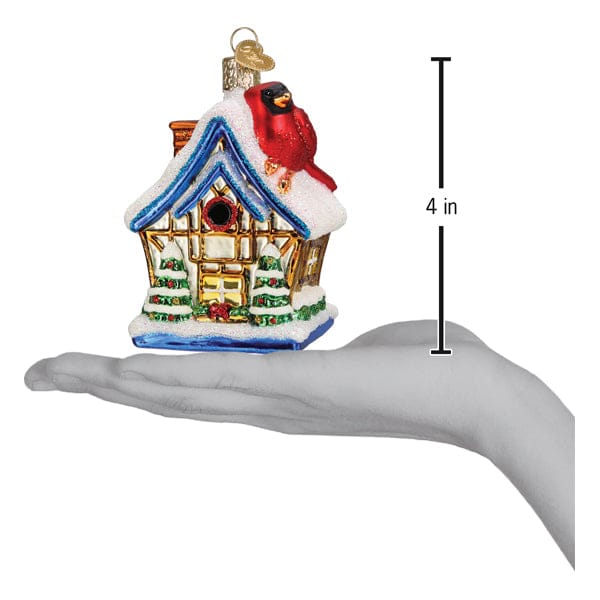 Old World Christmas Cardinal Birdhouse Ornament