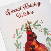Old World Christmas Cardinal Christmas Card