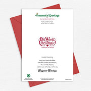 Old World Christmas Cardinal Christmas Card