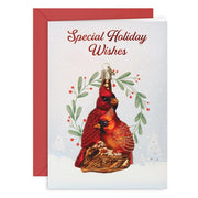 Old World Christmas Cardinal Christmas Card