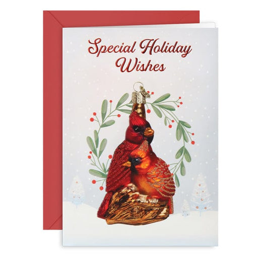 Old World Christmas Cardinal Christmas Card