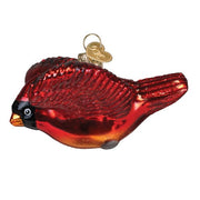 Old World Christmas Cardinal In Flight Ornament