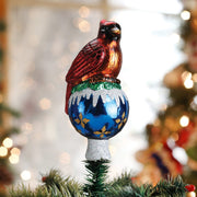 Old World Christmas Cardinal Tree Top Ornament