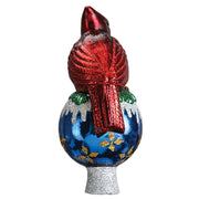 Old World Christmas Cardinal Tree Top Ornament