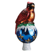 Old World Christmas Cardinal Tree Top Ornament