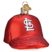 Old World Christmas Cardinals Baseball Cap Ornament