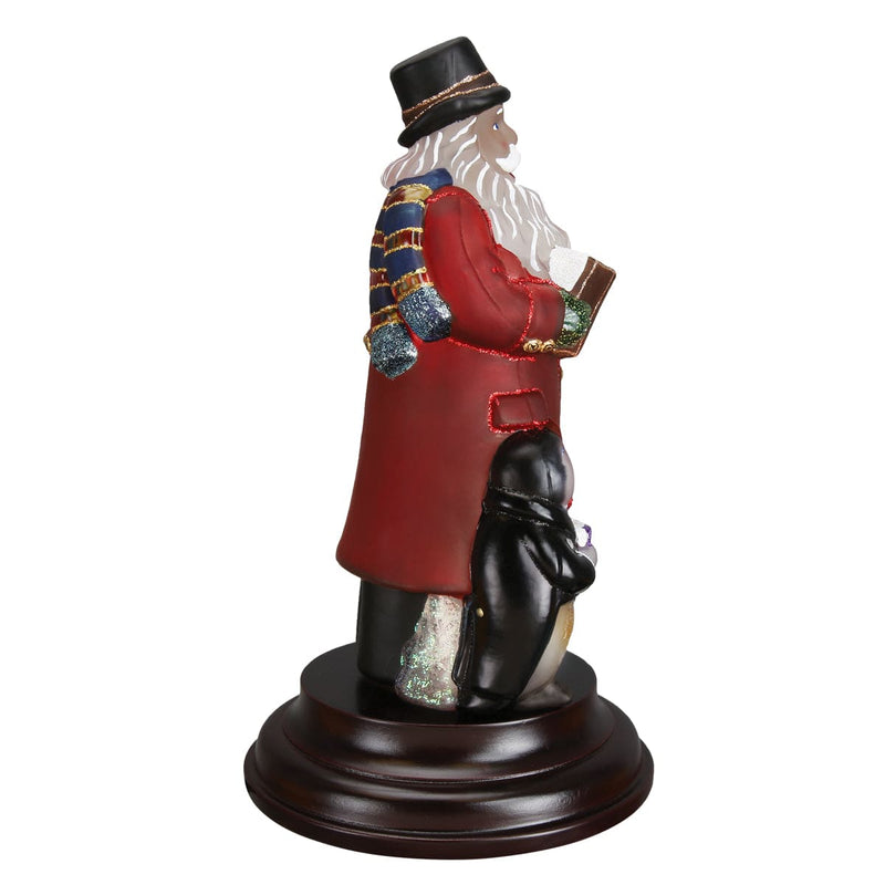 Old World Christmas Caroling Santa Night Light