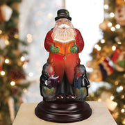 Old World Christmas Caroling Santa Night Light