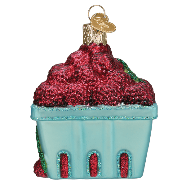 Old World Christmas Carton Of Raspberries Ornament