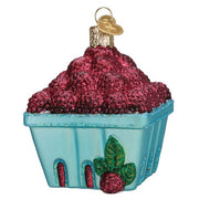 Old World Christmas Carton Of Raspberries Ornament