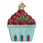 Old World Christmas Carton Of Raspberries Ornament