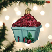 Old World Christmas Carton Of Raspberries Ornament