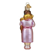 Old World Christmas Cat Lady Ornament