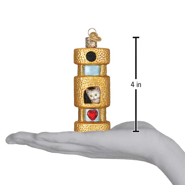 Old World Christmas Cat Tower Ornament