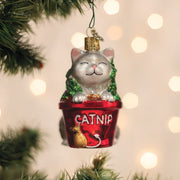 Old World Christmas Catnip Cat Ornament