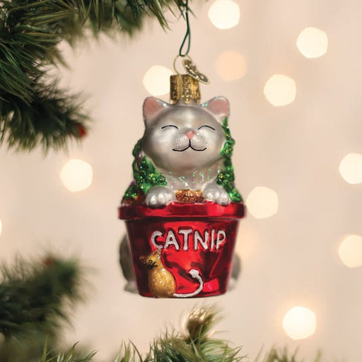 Old World Christmas Catnip Cat Ornament