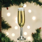 Old World Christmas Champagne Flute Ornament