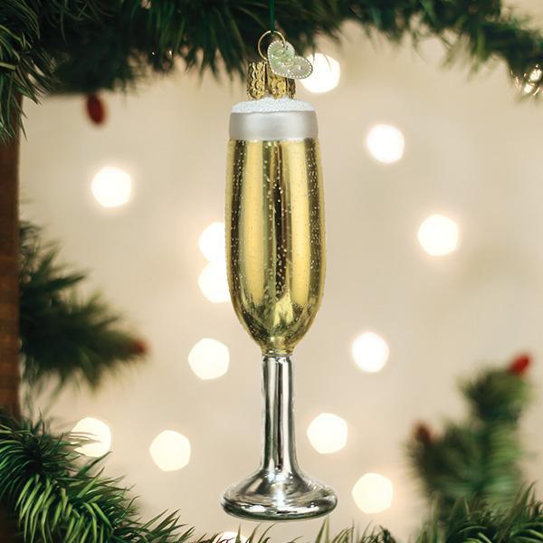 Old World Christmas Champagne Flute Ornament