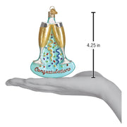 Old World Christmas Champagne Toast Ornament