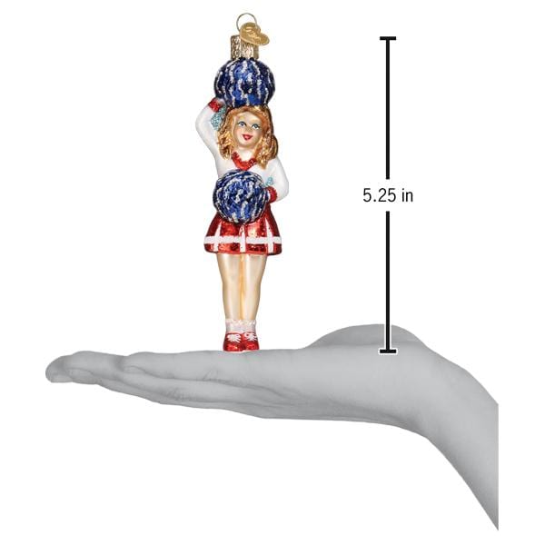 Old World Christmas Cheerleader Ornament