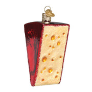 Old World Christmas Cheese Wedge Ornament