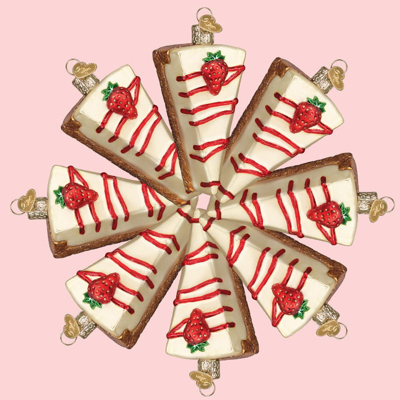 Old World Christmas Cheesecake Ornament