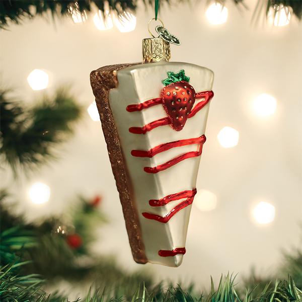 Old World Christmas Cheesecake Ornament