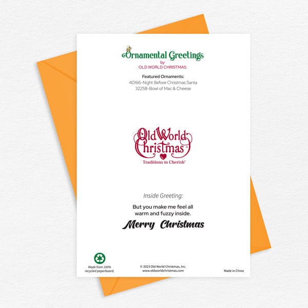 Old World Christmas Cheesy Christmas Christmas Card