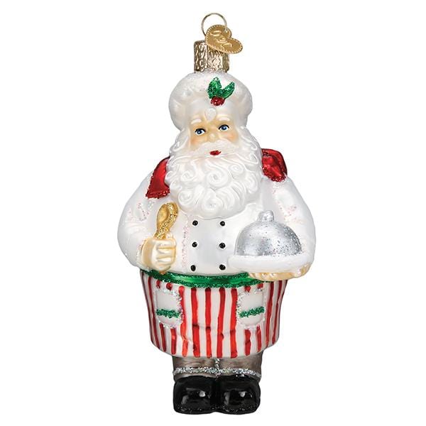 Old World Christmas Chef Santa Ornament