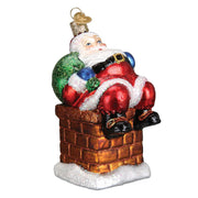 Old World Christmas Chimney Stop Santa
