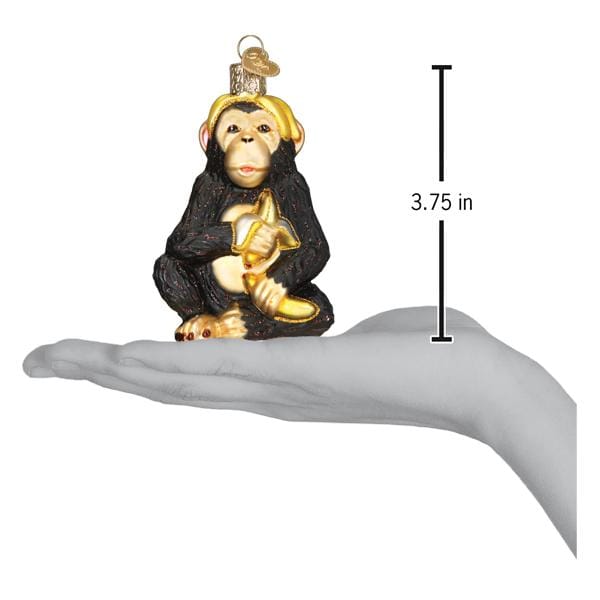 Old World Christmas Chimpanzee Ornament