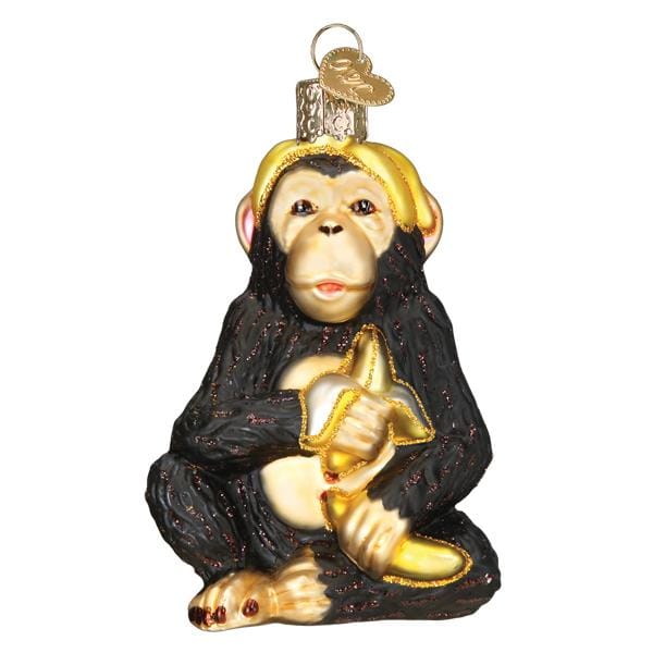 Old World Christmas Chimpanzee Ornament