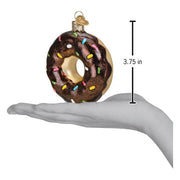 Old World Christmas Chocolate Sprinkles Donut Ornament