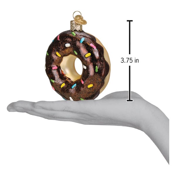 Old World Christmas Chocolate Sprinkles Donut Ornament