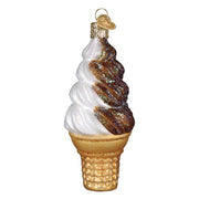 Old World Christmas Chocolate Swirl Soft Serve Ornament