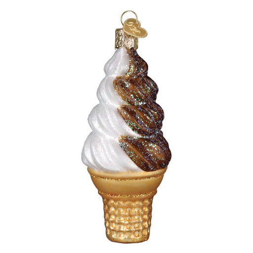 Old World Christmas Chocolate Swirl Soft Serve Ornament