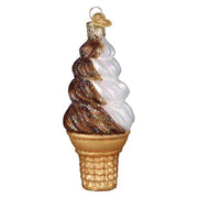 Old World Christmas Chocolate Swirl Soft Serve Ornament