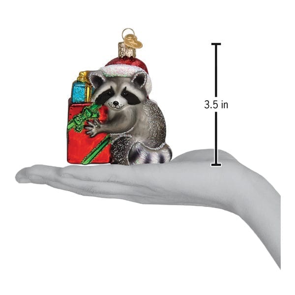 Old World Christmas Christmas Bandit Raccoon Ornament