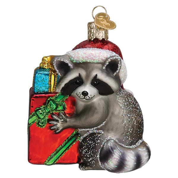 Old World Christmas Christmas Bandit Raccoon Ornament