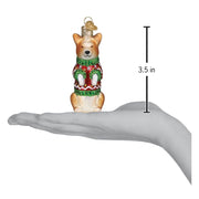 Old World Christmas Christmas Corgi Ornament