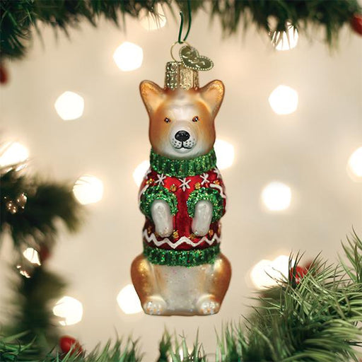 Old World Christmas Christmas Corgi Ornament