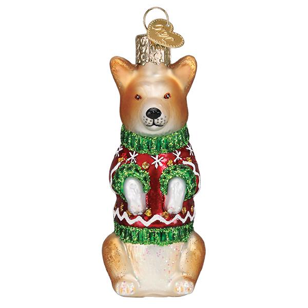 Old World Christmas Christmas Corgi Ornament